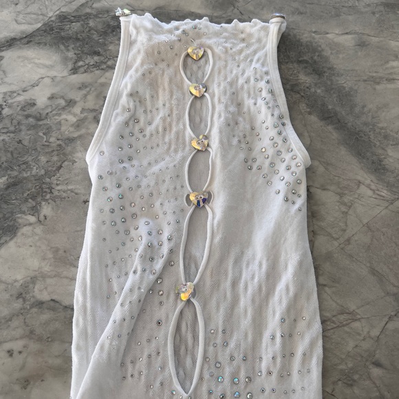 poster girl Janice jumpsuit White - Picture 7 of 9